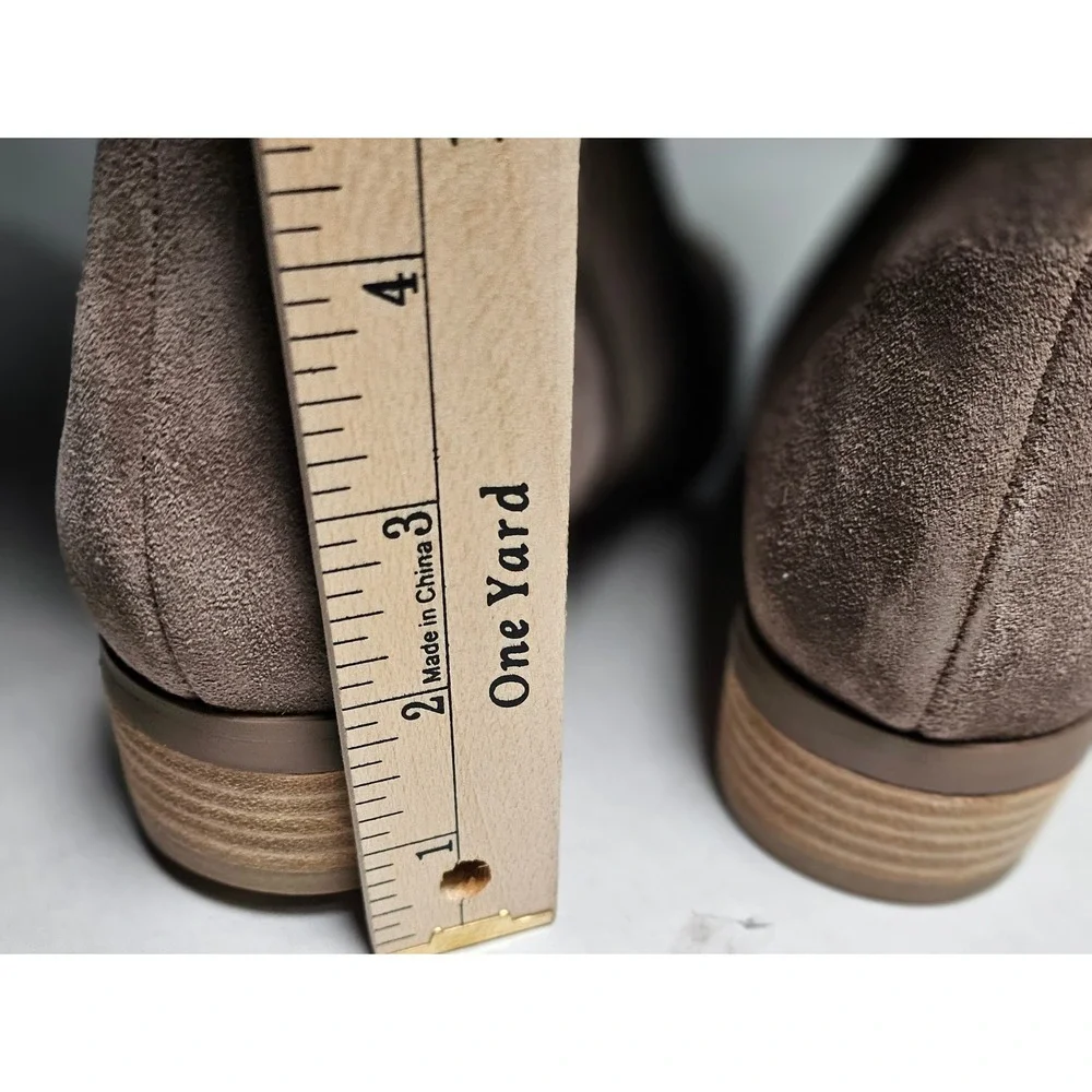 Sole Society Sonoma Over The Knee Boots Women's‎ Size 6 Mushroom Suede Size Zip